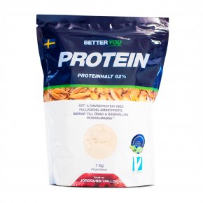 Ärt havre protein jordgubb hallon 1 kg