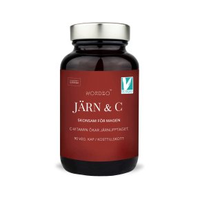 Järn & C-vitamin Nordbo 90 kap