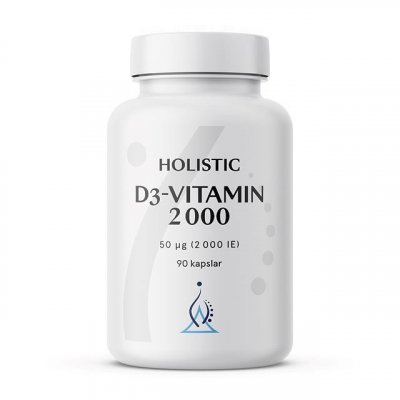 D3-vitamin 2000 ie Holistic 90 kap